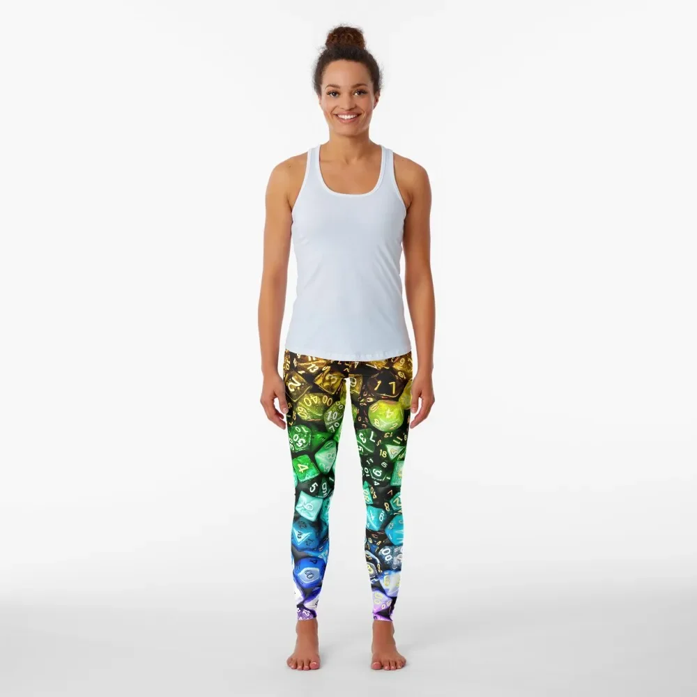 Dice - Rainbow Leggings legging push up Female legging pants Womens Leggings