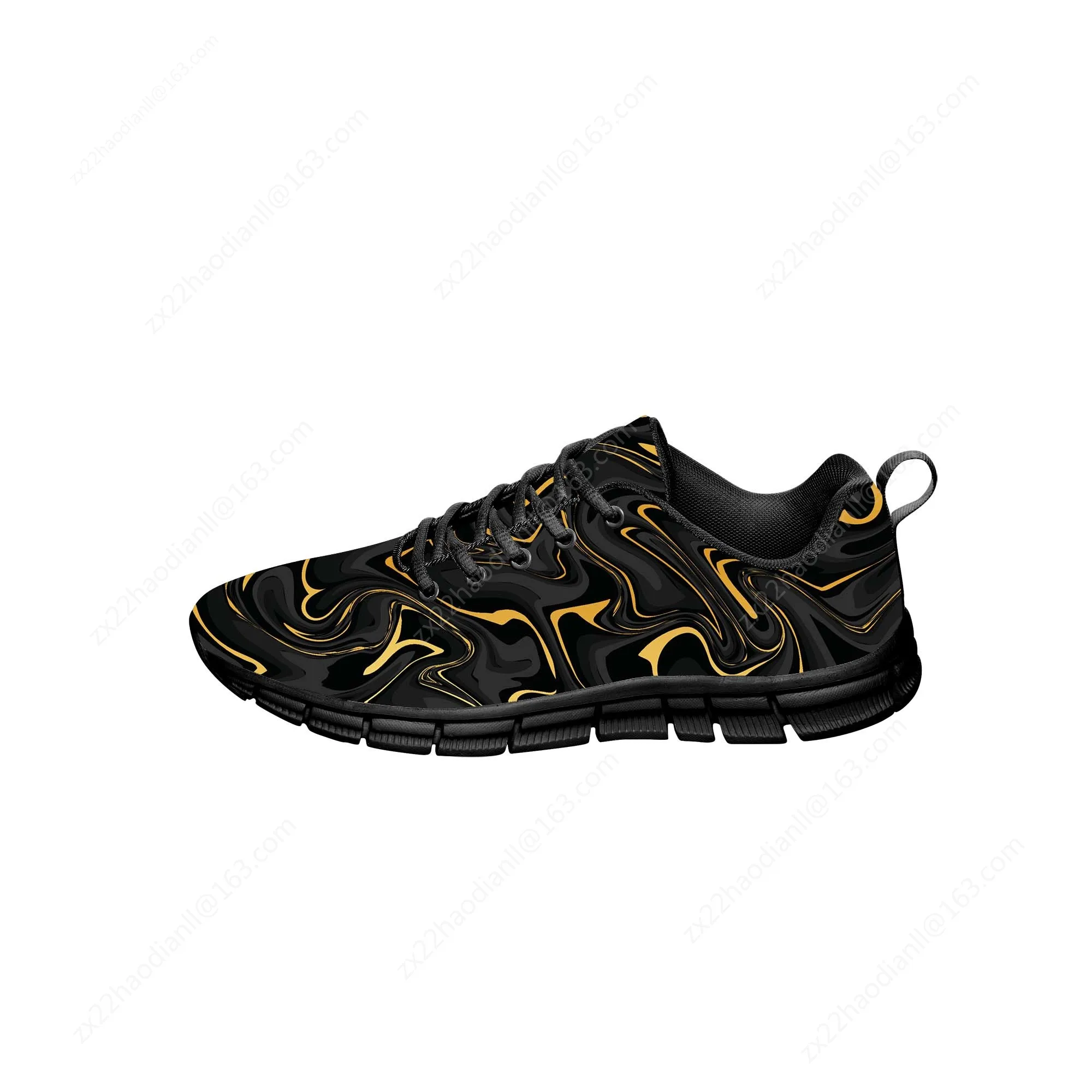 Colorful Marble Print Funny Hot Fashion Casual Sport Shoes Mens Womens Teenager Canvas Running 3D Printed Shoes Lightweight shoe