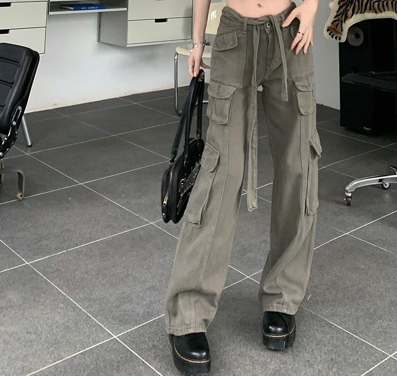Spicy Girl Summer Dress Blast Street 2024 Summer Set Small Tall New Top Slim and Cool Work Pants Two Piece Set for Women