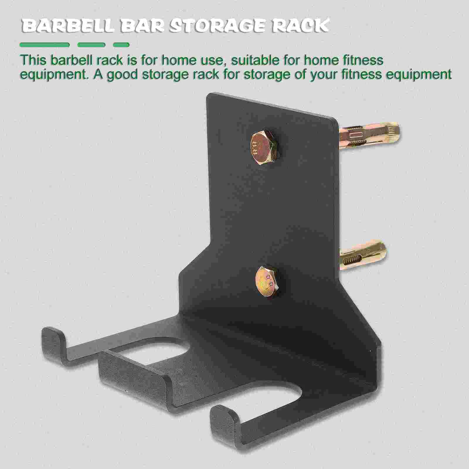 Weights Discs Support Wall-mounted Hangers Rod Storage Rack Hangers Stand with Screws for Household Gym Indoor Steel Fitness fitness equipment storage rack