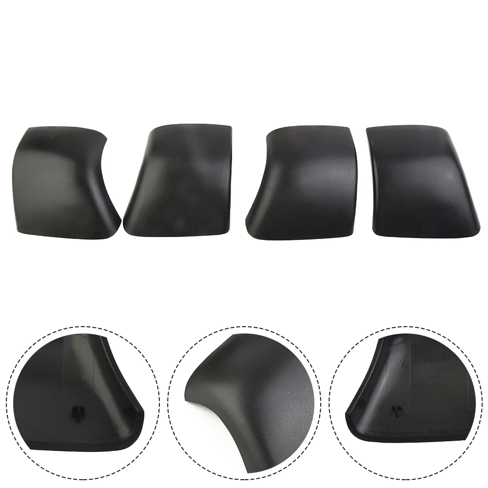 4Pcs Roof Rack Cover Cap Rail End Shell Assembly Fit For Tesla Model Y