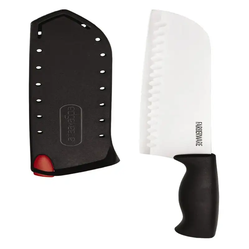 

7-inch Santoku Black Knife with Self-Sharpening Sleeve Table legs chinese design Afilador cuchillos Kitchen Knife for men Knife