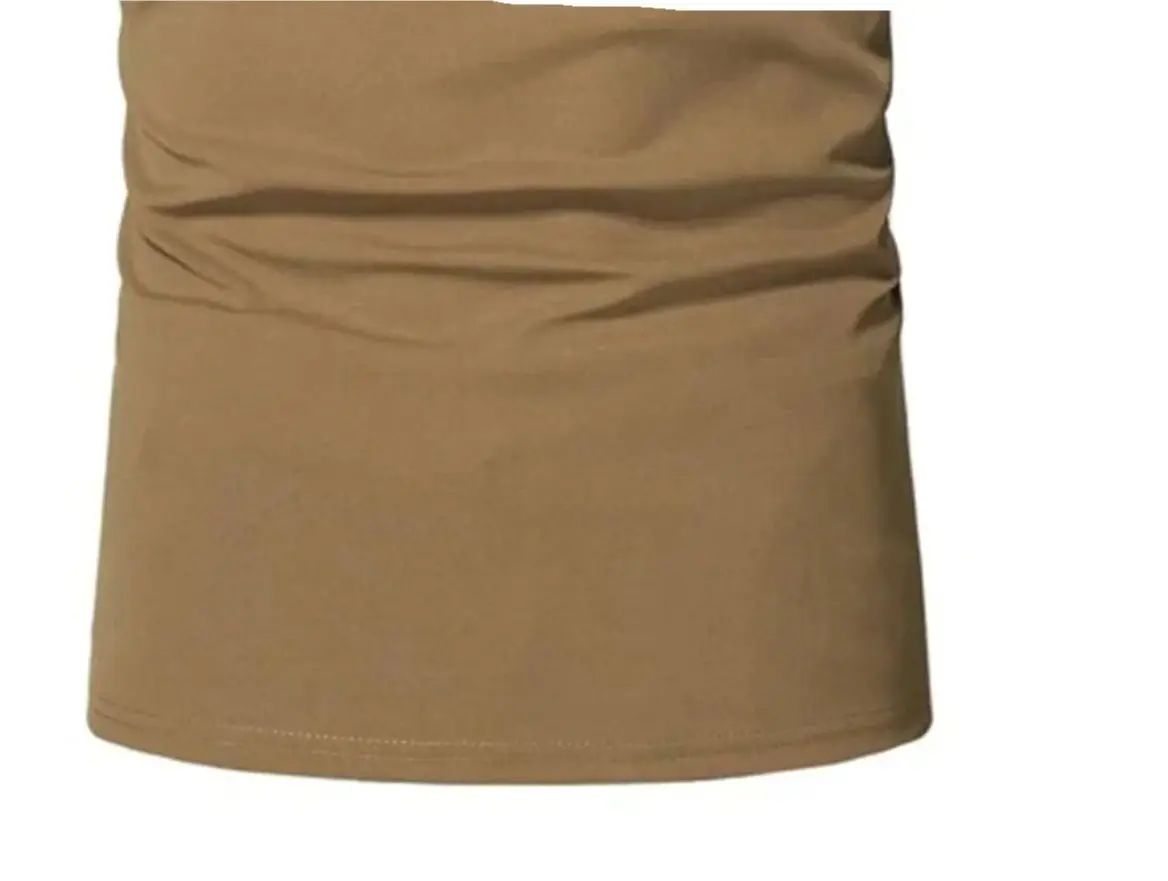 Men’s polo shirt solid color short-sleeved zipper lapel T-shirt casual top Best Sellers In Men's Clothing