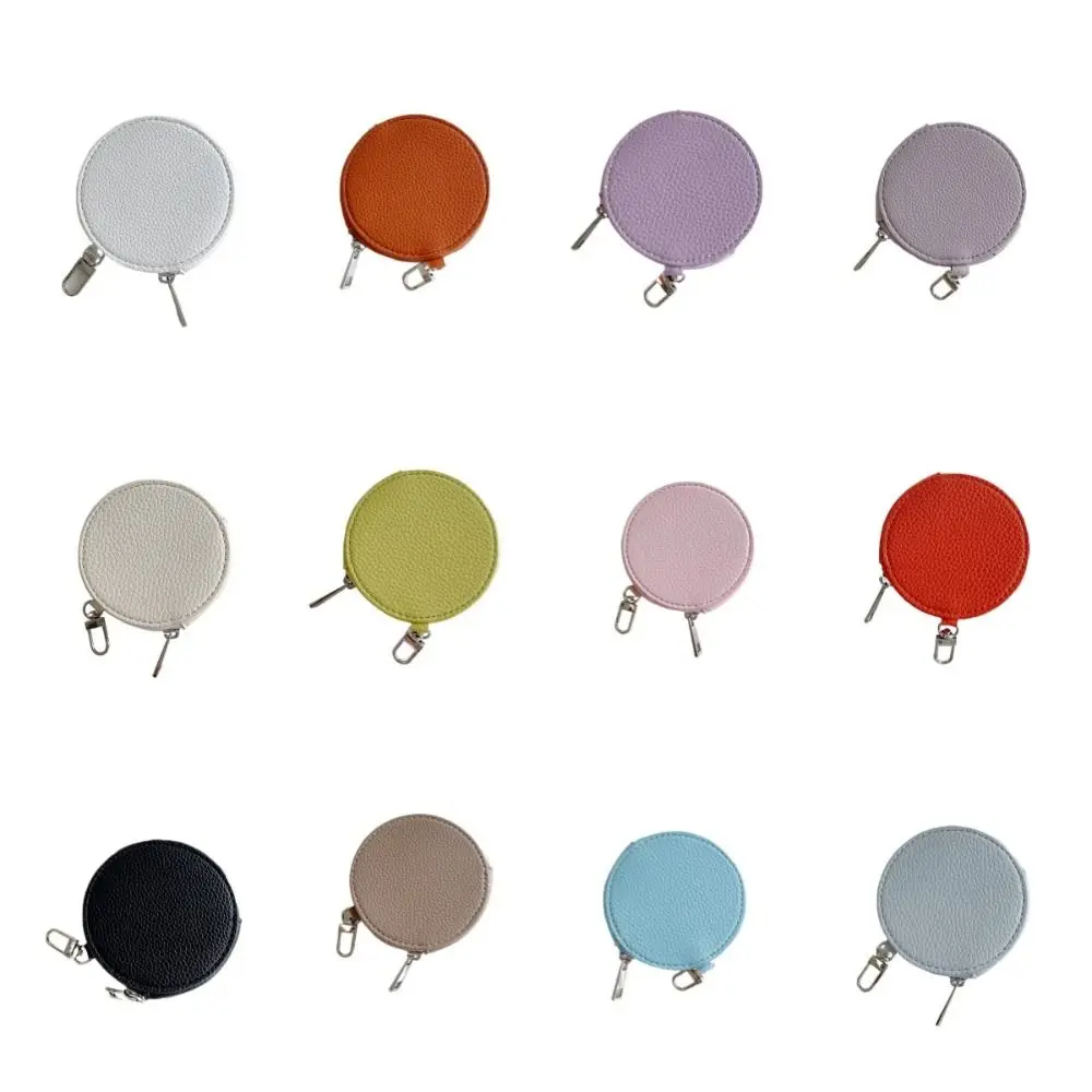 Star PU Leather Coin Purse Fashion Bag Pendant Keychain PU Leather Round Wallet Card Bag Zipper Small Storage Ladies/Girls coin purse,card wallet,coin wallet,change bag