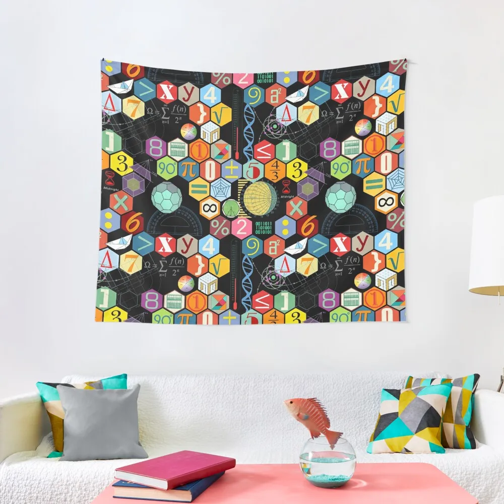 

Math in black! Tapestry Wall Mural Home And Comfort Decor