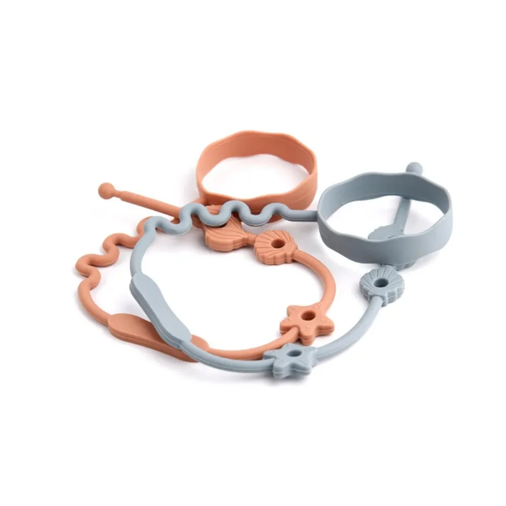 Silicone Baby Pacifier Chain Stroller Accessory