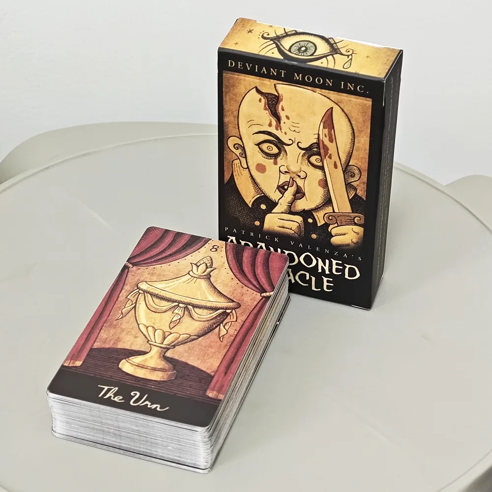 Abandon Oracle Deck 10.5*6cm Based on Nightmares From The Dream Diaries of Patrick Valenza 52 Horrifying Oracle Cards 2
