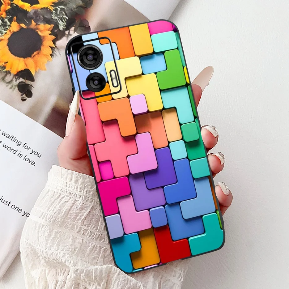 Cute Painted Shockproof Phone Case for Motorola Edge 30 Neo - Soft Protective Cover
