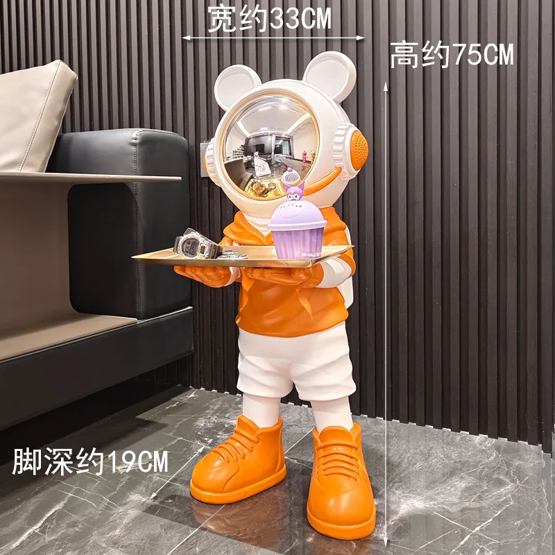 Figurines Large Astronaut Sculpture Luxury Nordic Living Room Aesthetic Home Decor Figurines Art Ornaments Modern Decorative - 5