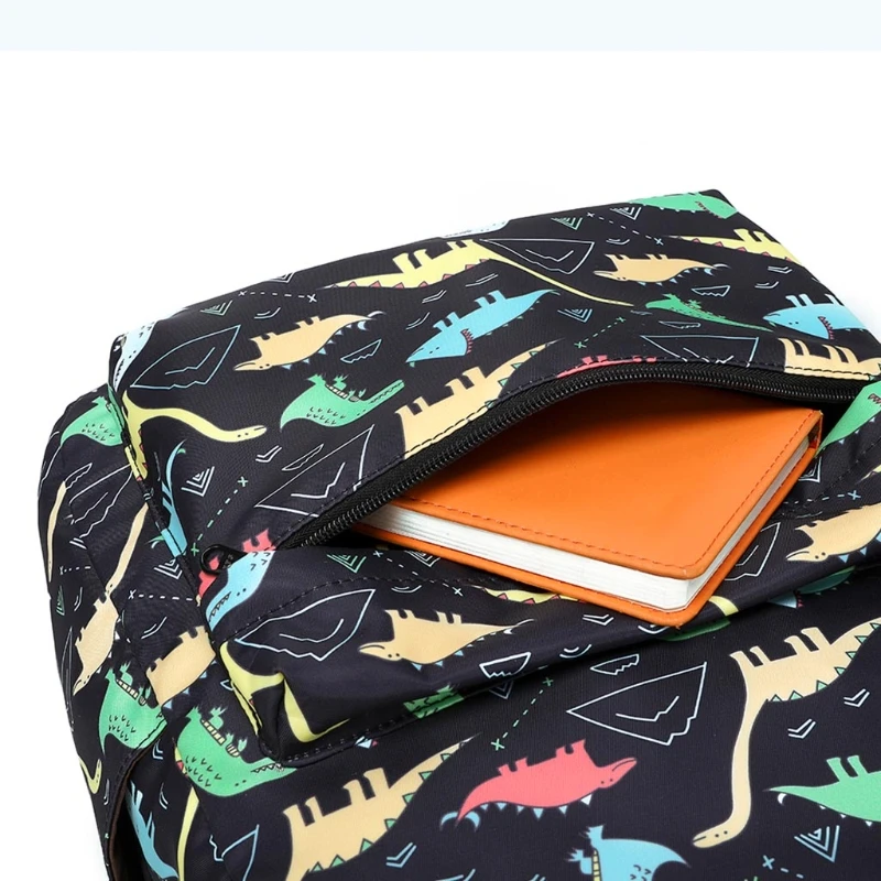 3pcs School Backpack Student Nylon Bookbag Travel Laptop Daypack with Lunch Bag Pencil for Case for Teenager Girls
