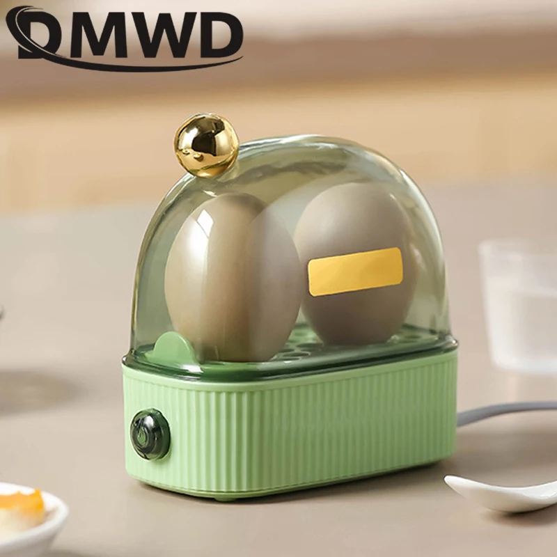 DMWD120W220VElectricEggBoilerPoacherAutomaticPowerOffMiniBreakfastMachineEgg