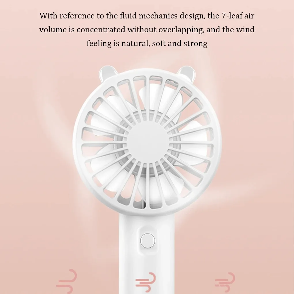 Mini fan portable mini fan USB rechargeable fans handheld fans desk table fan air conditioner mute cooler for outdoor home office school