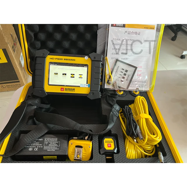 

HC-F600 comprehensive crack tester Ultrasonic detector for concrete and non-metallic surface depth and width measure