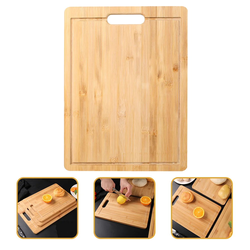 

Household Cutting Board Chopping Unbreakable Kitchen Gadget Fruit Boards Bamboo Lemon Vegetable
