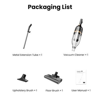 INSE R7/R6X/R3S Corded Vacuum Cleaner Handheld Stick Vacuum 600W Powerful 3 in1 Lightweight Vacuum Cleaners for Home Hard Floor Pet Hair 8