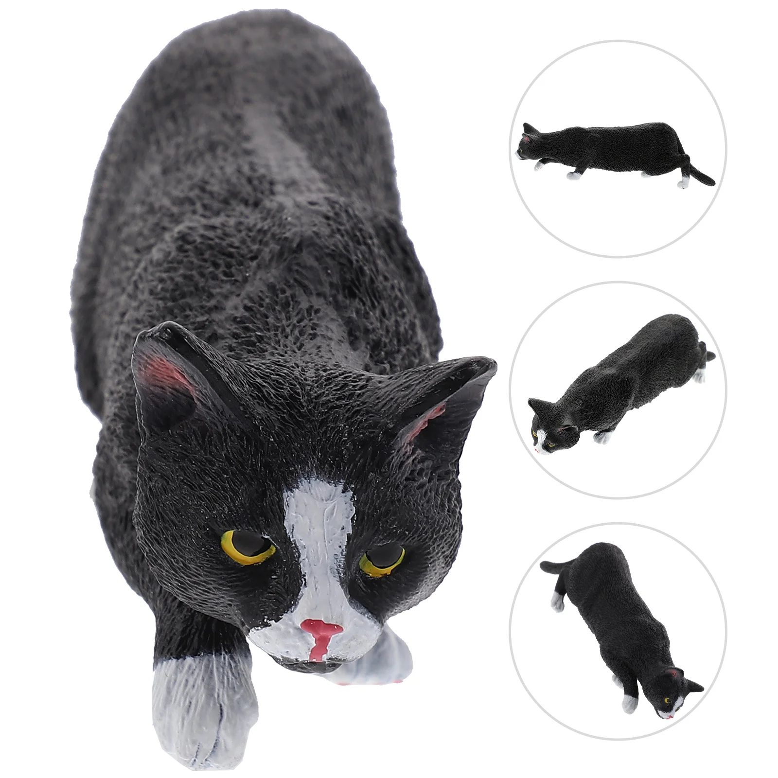 

Realistic Cat Figurines Mini Kitten Figure Toy Cat Statue Model Kitten Learning Educational Playset