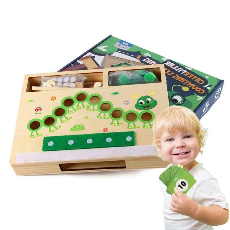 

Counting Toys Caterpillar Counting Games Preschool Math Addition Subtraction Learning Toy Montessori STEM Educational Toys