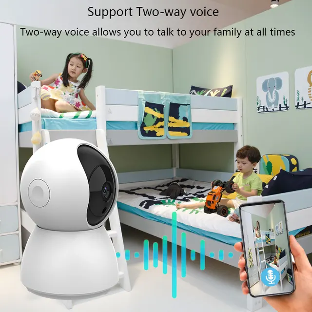 4MP 2K Tuya Smart Mini WiFi IP Camera Indoor Wireless Surveillance Auto Tracking Of Human Home Security CCTV Baby Pet Monitor - Image 5