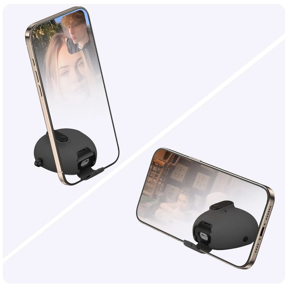 Innovative Shockproof Magnetic Earphone Case with Phone Stand & Hook - TPU Protective Sleeve