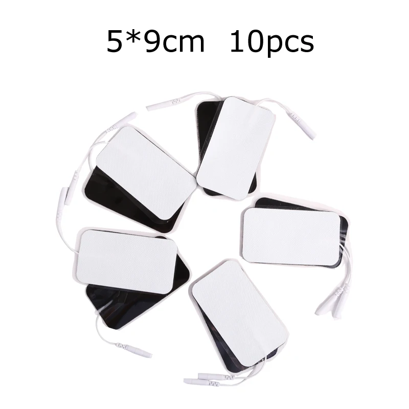 Electrode Pads Muscle Stimulator EMS Self Adhesive Replacement Tens Electrode Pads Conductive Gel Pad Pulse Slimming Massager Electrical Muscle Stimulator