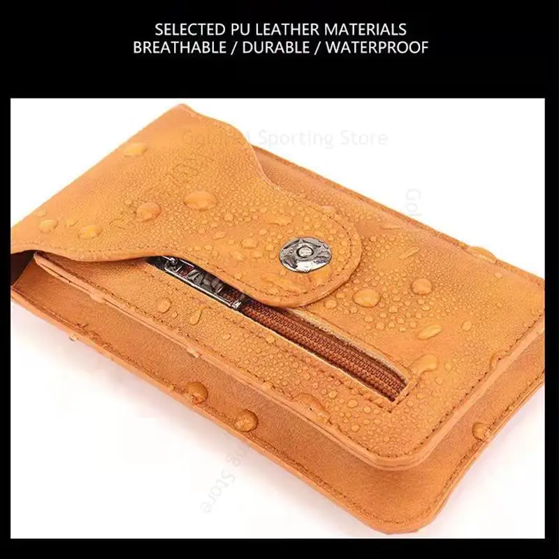 Leather Flip Wallet Case Phone Pouch For Samsung A21S A31 A41 A11 A70S A80 A90 A30 A20 Holster Belt Clip Waist Bag Phone Holder