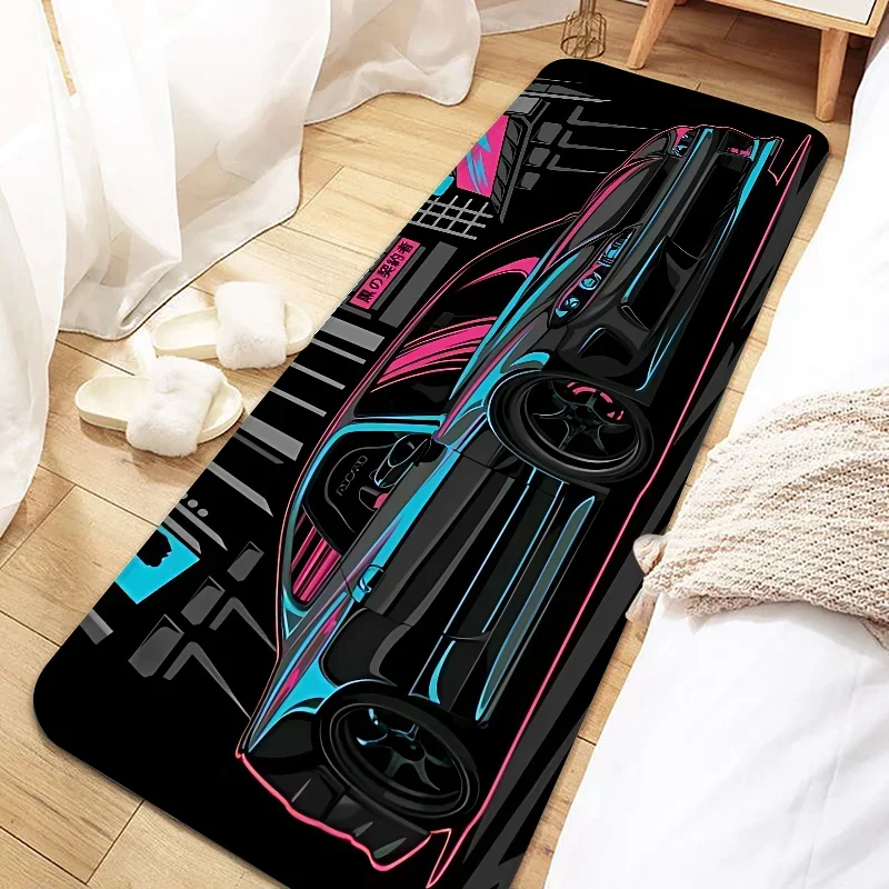 Racing Non-Slip Area Rug 4