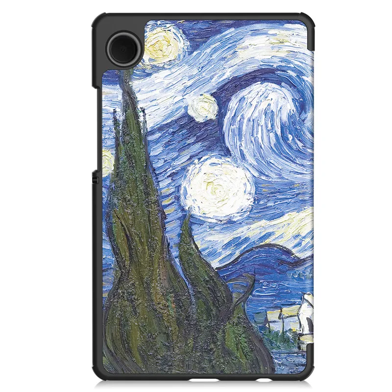 Capa de couro pintado bonito para Samsung
