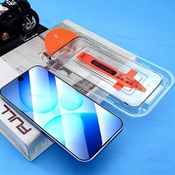 Dust Free Easy Install Full Glue Tempered Glass Screen Protector - 1PCS Glass