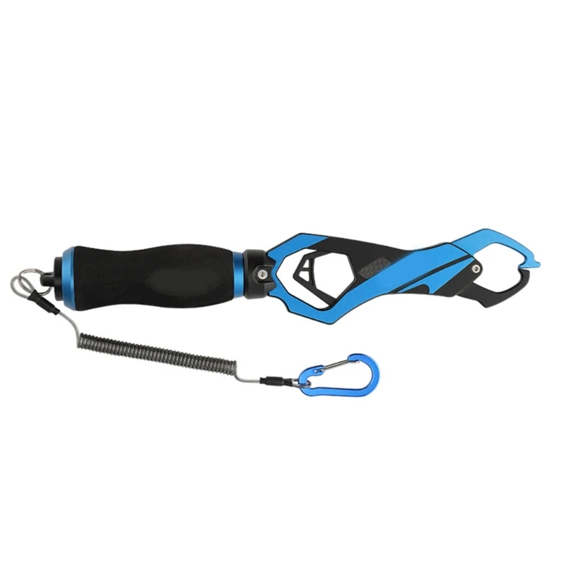 Aluminum Alloys Fishes Lip with Scale Fishes Grabber Clip Controllers Clamps Professional Fishing Control