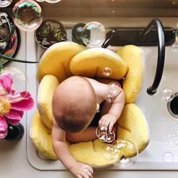 1PCS Baby Bath Pad for Infant Newborn | Soft Flower Petals for Sink Bathtub Essentials Shower | Bathtub Mat for Bathtub Tub Sink 2