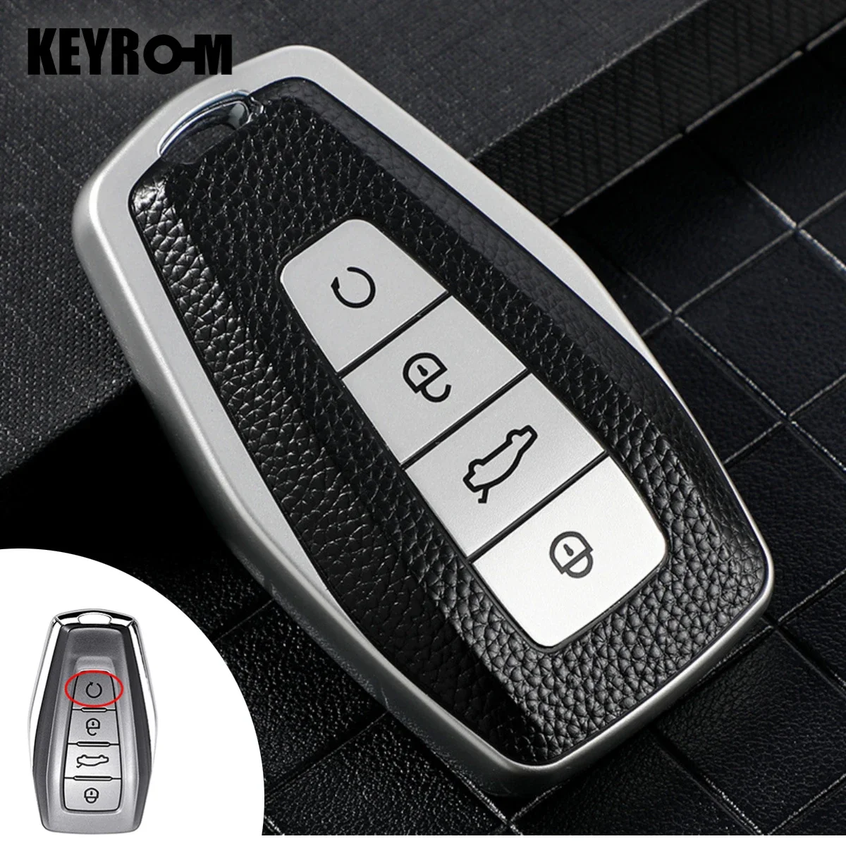 Чехол для автомобильного ключа из ТПУ для Geely Coolray Atlas Boyue NL3 Emgrand X7 EX7 SUV GT GC9 Borui