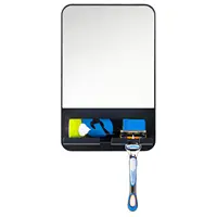 TAILI 1pcs Acrylic Mirror With Wall Suction Shower Mirror For Man Shaving Women Makeup Portable Travel Bathroom Accessories 1