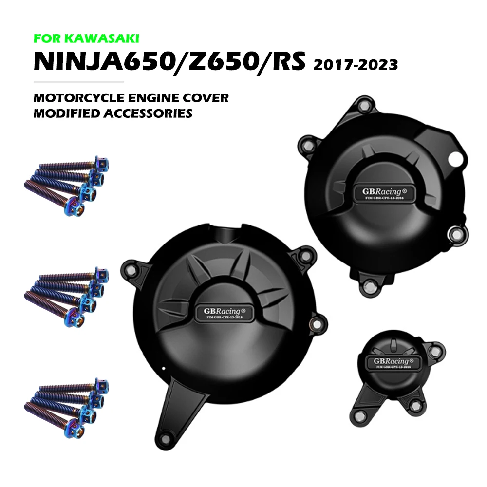 Gb Racing Ninja650 Z650 Rs Custodia Protettiva Per Copertura Motore Moto Per Kawasaki Ninja Z 650 Rs 2017-2023 Accessori Modificati