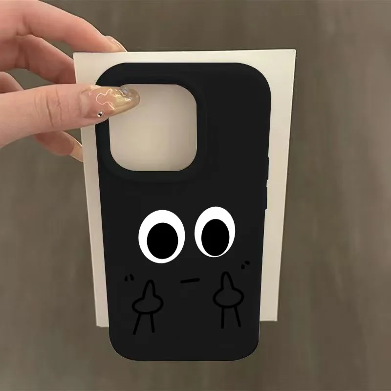 Cute and Funny Speechless Anti-Fall Soft Phone Case - Durable Back Cover