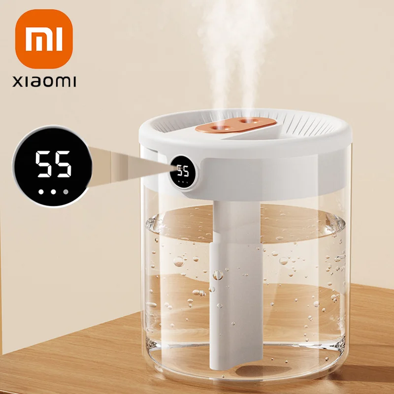 

Xiaomi 2L Double Nozzle Air Humidifier With LCD Humidity Display Large Capacity Aroma Essential Oil Diffuser For Home, Bedroo