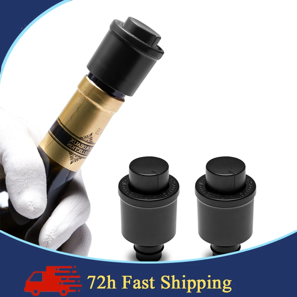 Wine Bottle Stopper Vacuum Wine Cork Keep Wine Fresh Bar Accessories