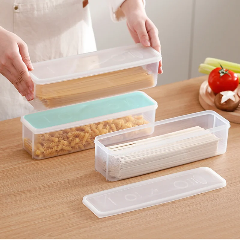 Plastic Spice Storage Box With Lid Seasoning Cereals Food Container Kitchen  Fridge Organizer Bins Onion Ginger Clear Crisper - AliExpress