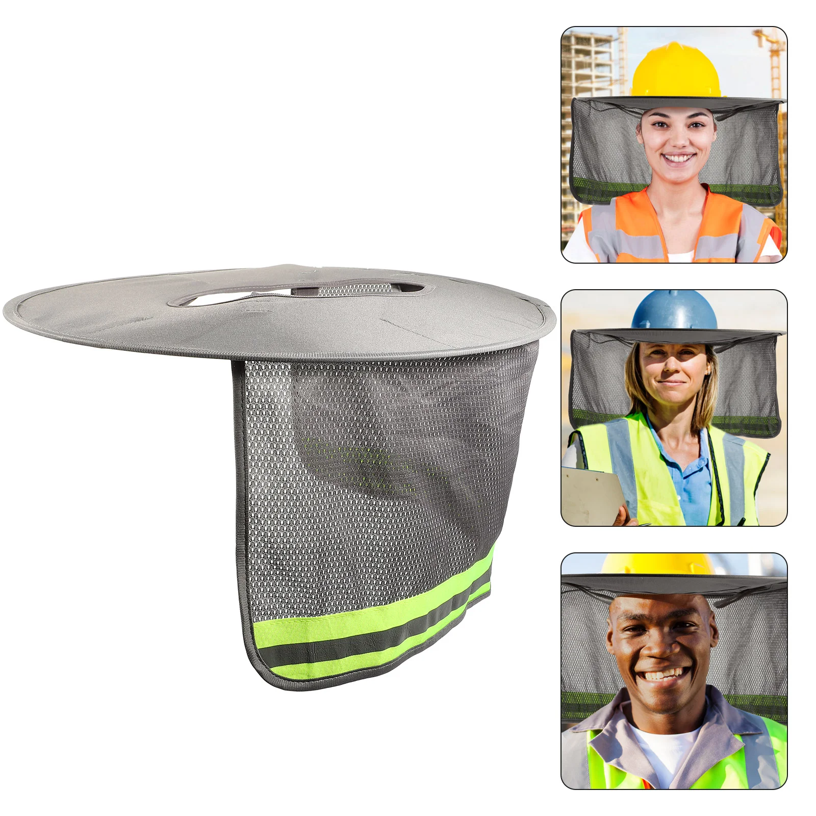 

Reflective Hat Cover Hard Neck Shade Sun Protector from Lamp Shades Construction Accessories Visor Protection
