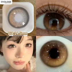 Enhance Your Look: Big Black Eye Color Lenses with Fast Shipping (2-Pack) (Potato Head-brown)