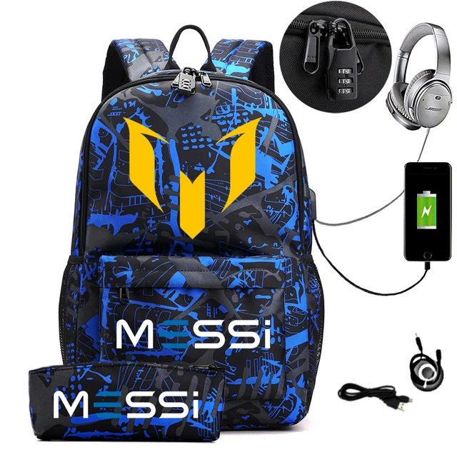 liebre Fortalecer Marte Messi Backpack Fashion Oxford Student School Backpacks 16 Inch Laptop Bag  Casual Travel Laptop Rucksack Mochila - Backpacks - AliExpress