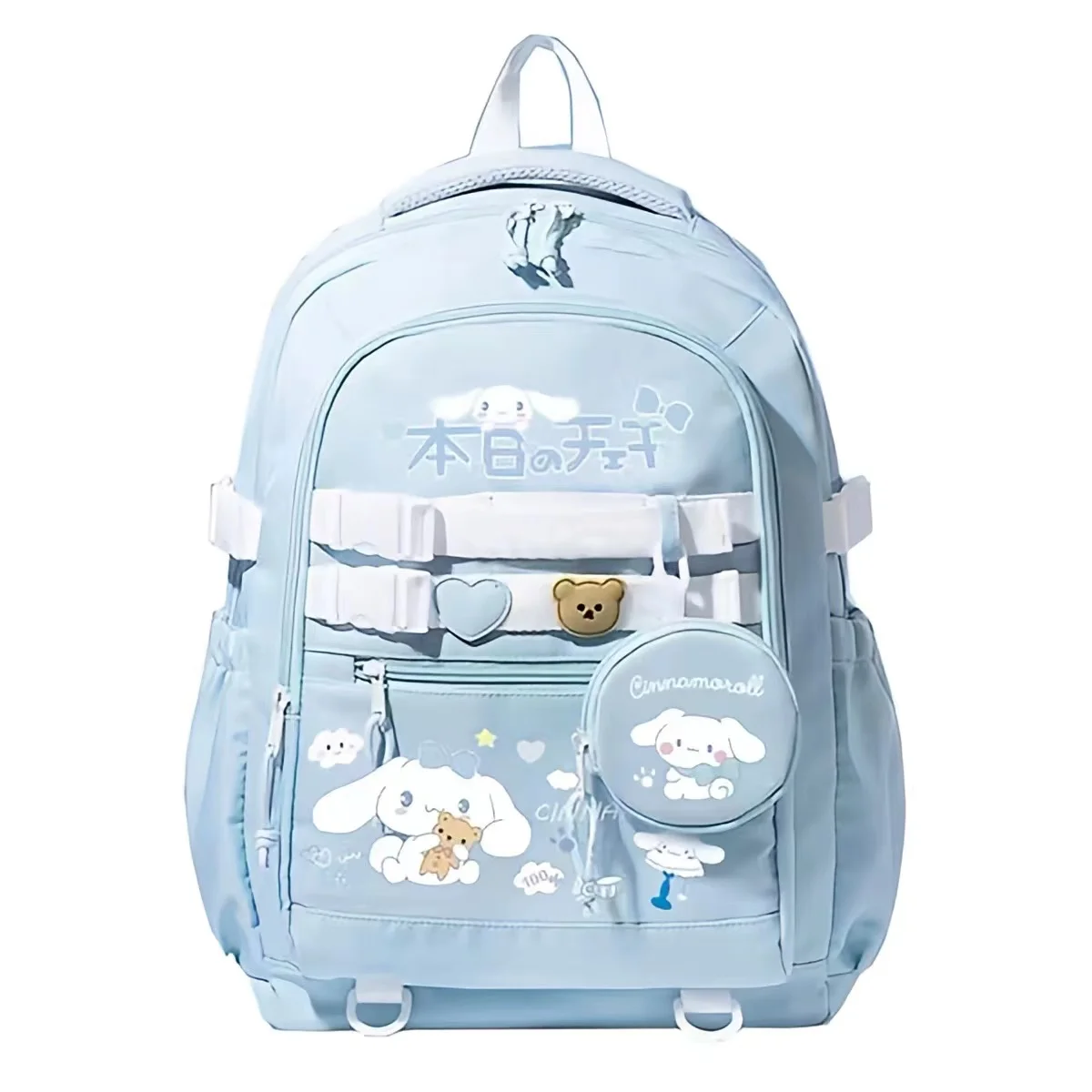 Kuromi Melody Large capacity Waterproof Backpack for School Kawaii Anime cosplay bag Travel Bag School Student Girl Gift 3