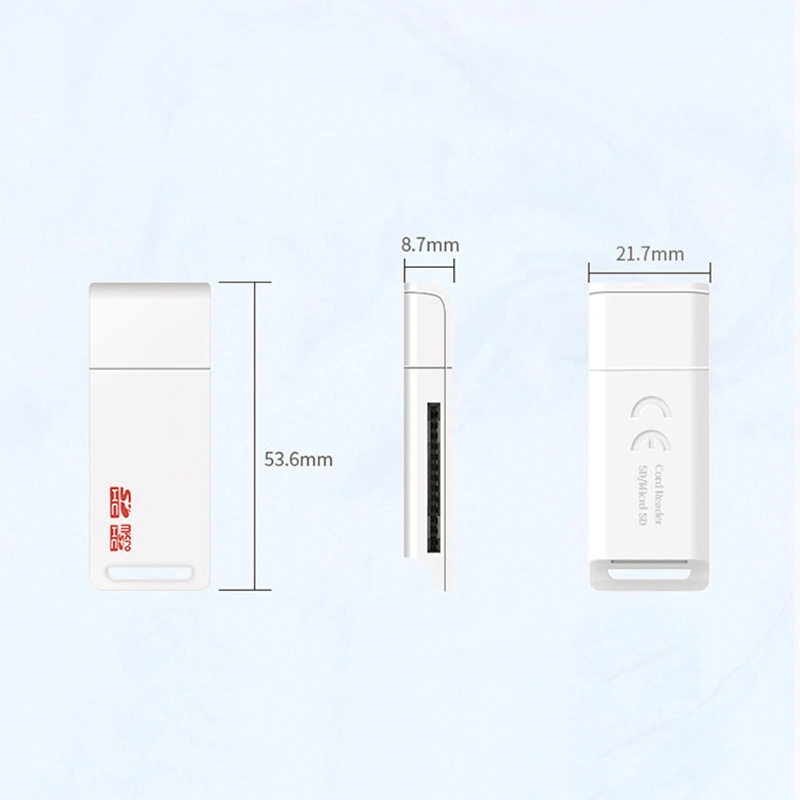 Lecteur de carte Micro SD USB TF, transfert de données haute vitesse, convertisseur d'ordinateur portable, disque USB, adaptateur Dongle