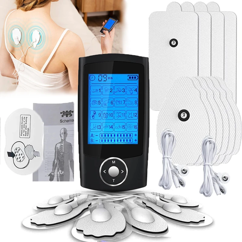 36 Modes Modes Muscle Massager Adjustable Mode TENS EMS Body Physiotherapy Therapy Massager Slimming Machine Muscle Stimulator