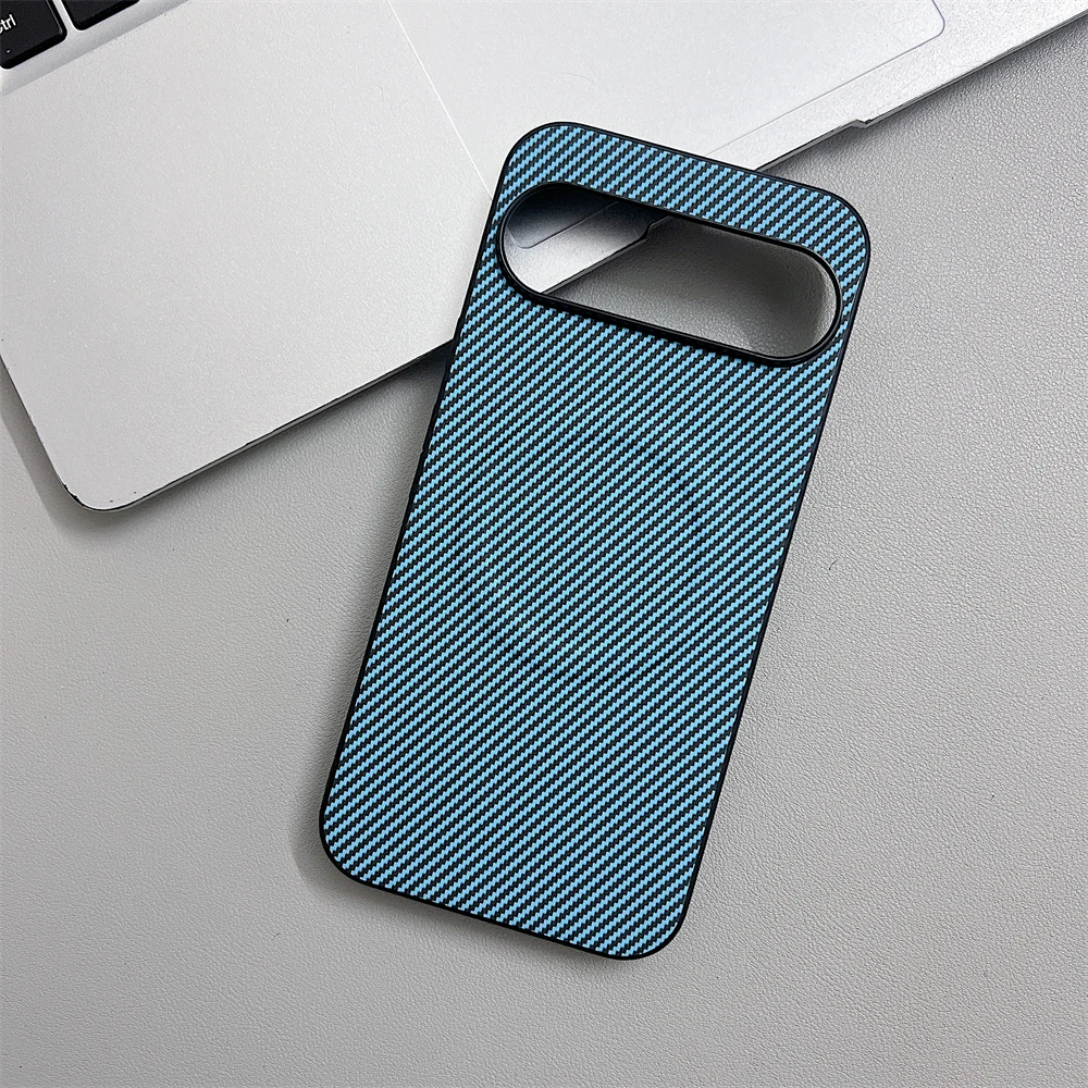 Matte Slim Carbon Fiber Pattern Magnetic Phone Case - Hard Armor Cover