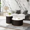 2355-653527.jpg Modern Round Wood Coffee Table – Hidden Storage Design