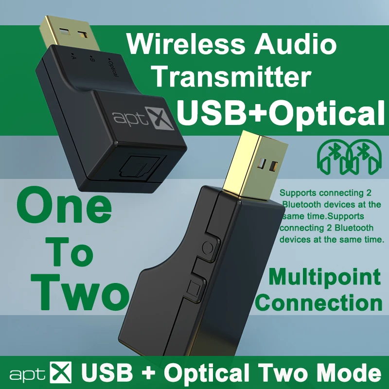 SW03Pro APTX USB Optical Bluetooth Audio Transmitter aptX-Adaptive/HD/LL Dual Stream HIFI Wireless Adapter For TV PC 3 Xbox/PS4 bluetooth adapter,bluetooth audio receiver,bluetooth transceiver adapter,bluetooth aux adaptor