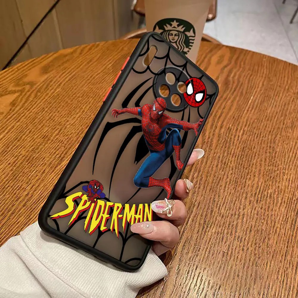 thumbnail image 1 of Funda mate para Huawei Y6P P50 P40 P30 P20 MATE 40 30 20 PRO PLUS Y7P Y8P Y9 Funda Coque Capa Shell Marvel Spider-Man Combo, 1 of 5