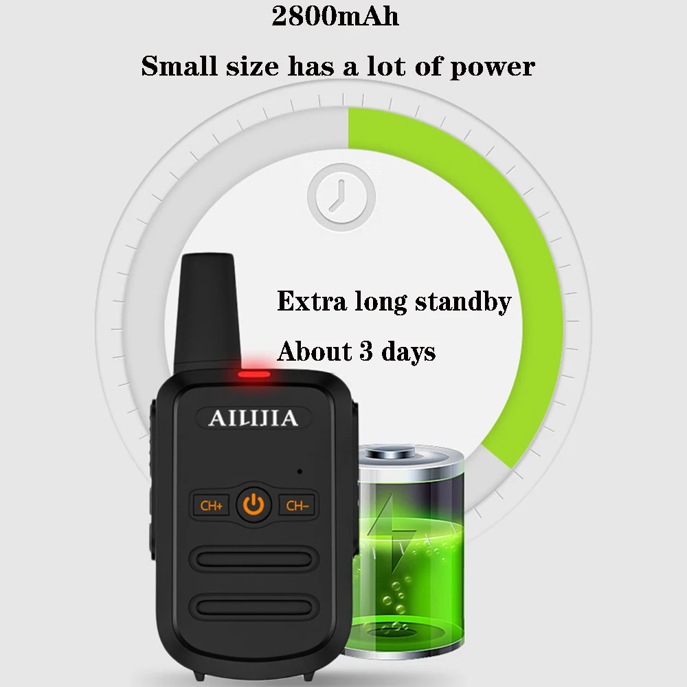 2 PCS/pack intercom Q1 mini ultra-thin high-power handheld small intercom KTV hotel kitchen household  MINI Walkie Talkie