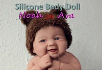 7" Boy Micro Preemie Full Body Silicone Smile Baby Doll "Noah" Lifelike Mini Reborn Doll Surprice Children Anti-Stress 2