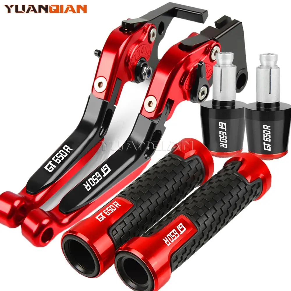 

For HYOSUNG GT 650 R GT650R 2006 2007 2008 2009 2010 2011 2012 Motorcycle Folding Brake Clutch Levers 22mm Handlebar grips ends